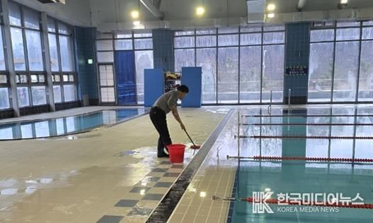 남동구 도시관리공단, 봄맞이 남동수영장 환경정비