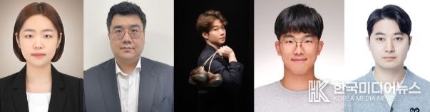 2023 청년상수상자(왼쪽부터 서지현 손현 박창훈 공혁준 이은종 씨)