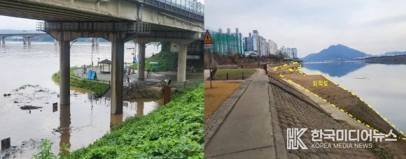 남양주시, 한강변 퇴적토 준설 및 동양하루살이 방제 동시 추진