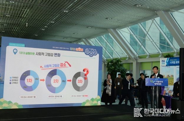 광산구 ‘2024 참좋은 지방자치 정책대회’ 발표 사진.