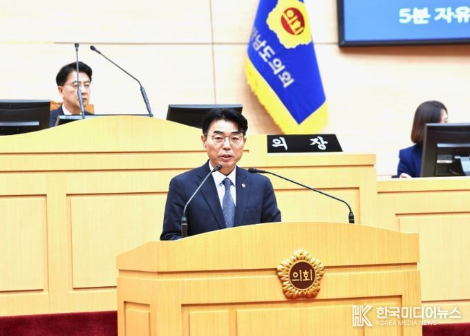 12월 5일 5분 자유발언 중인 류기준 의원