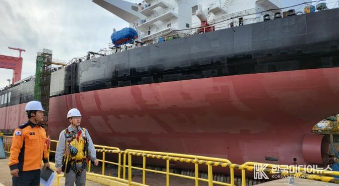 해남소방서, 겨울철 맞아 대한조선소 맞춤형 소방안전대책 추진