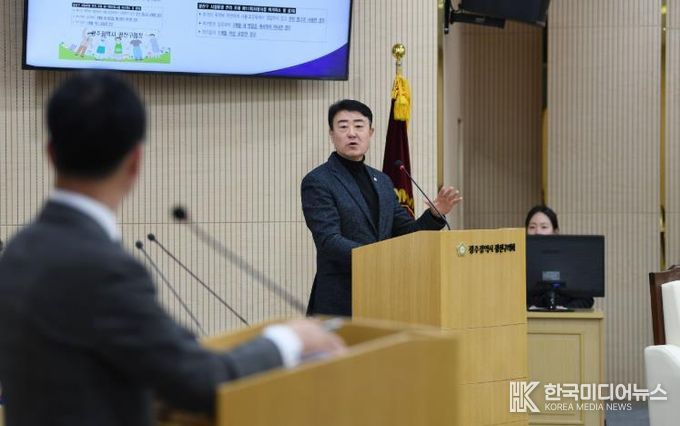 김태완 광산구의원 “시설관리공단·전통시장 난맥상 바로잡아야”