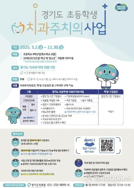 가평군, 초등 4학년 대상 치과주치의 운영