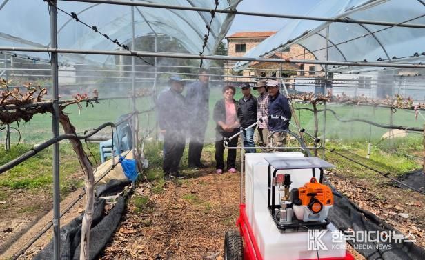 무인방제 이동형