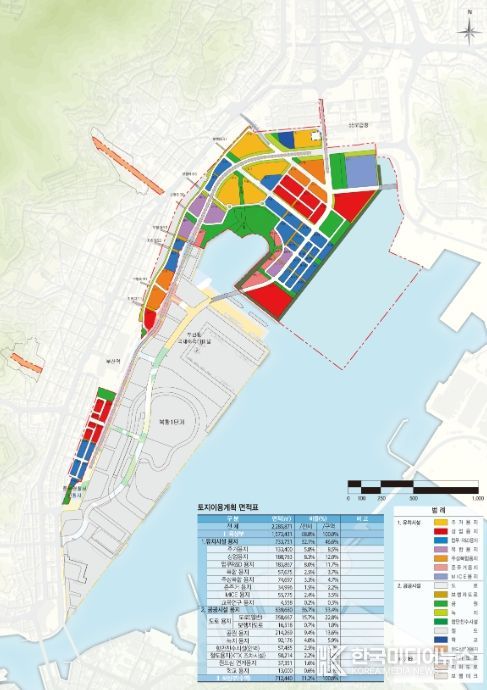 입주기관 현위치 및 이전 예정위치