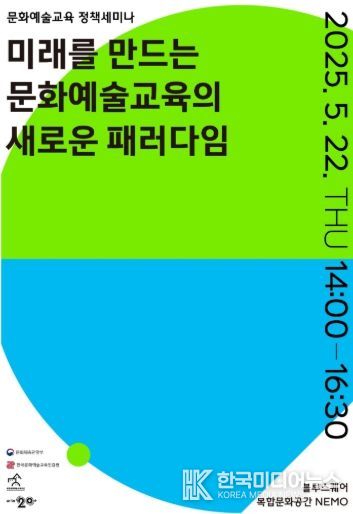 2025 세계문화예술교육주간 정책 세미나 및 국제포럼 포스터