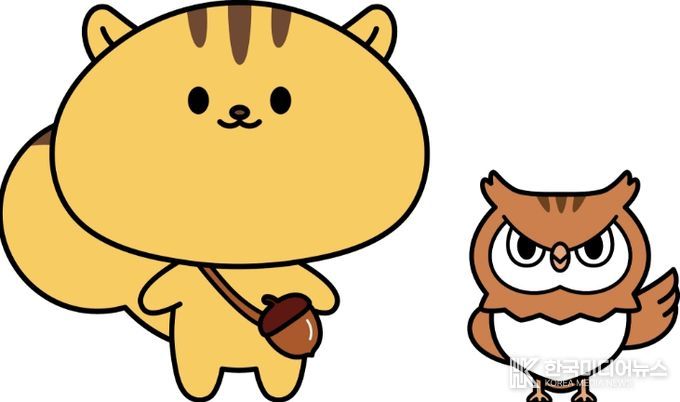 디지털 소통 캐릭터 '다행이와 부리부리'