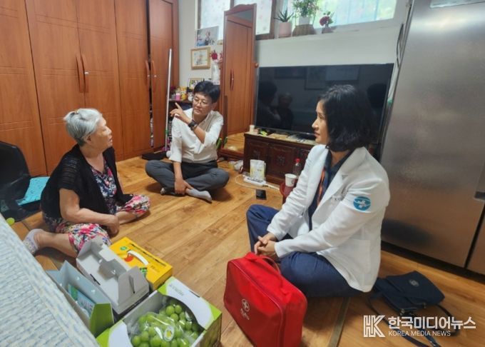 광주시, 폭염 속 건강 취약계층 가정 방문