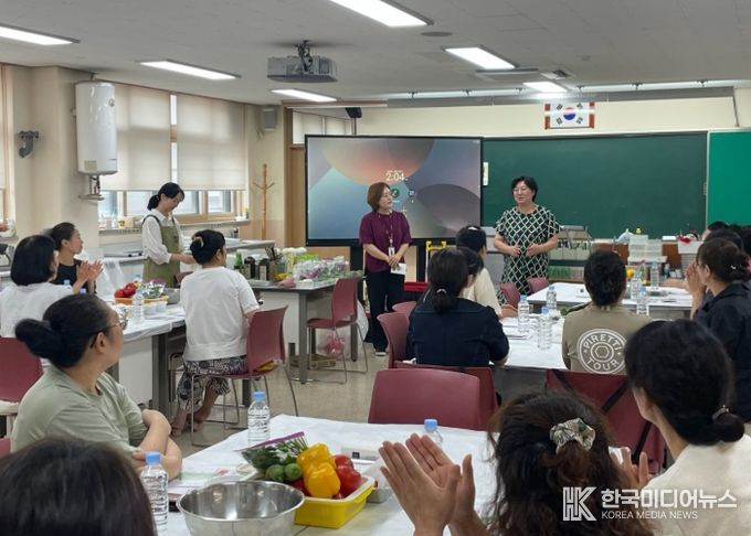 광주하남교육지원청, 디지털 기반 자율선택급식 조리사 실무 역량 강화 연수 개회