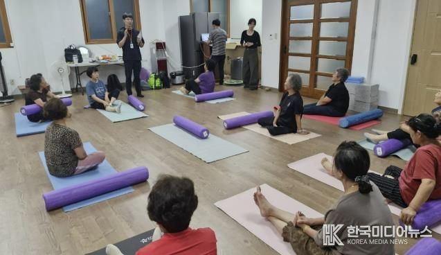 광주시농업기술센터, 농업인 근골격계질환 예방 운동프로그램 운영