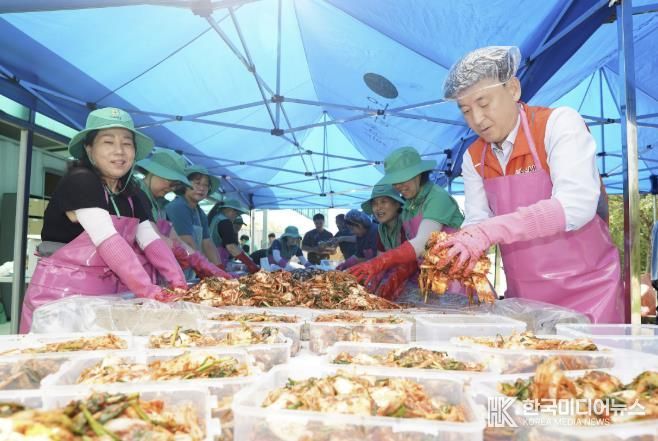 광주시 오포2동 새마을회, ‘사랑의 계절 김치 나눔’ 행사 개최
