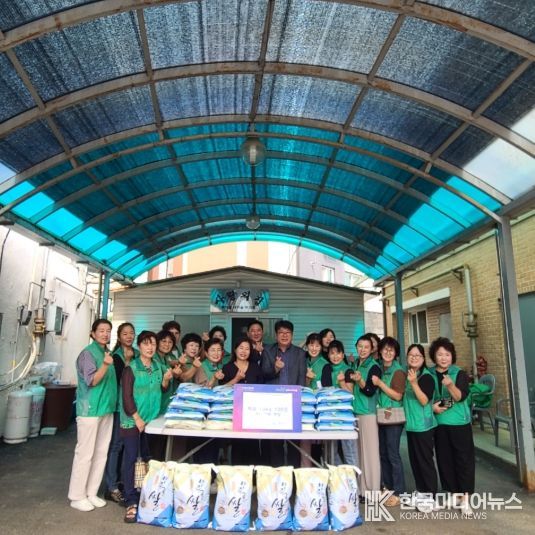 백석읍 새마을부녀회, 추석 맞아 어려운 이웃에 쌀 100포 기부