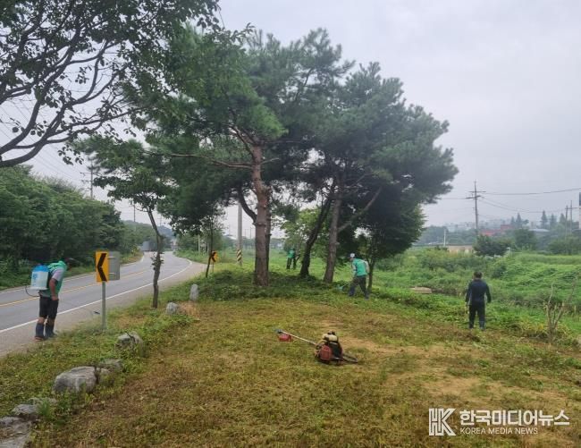 안성시 미양면 새마을지도자, 영청동 쌈지공원 환경정비로 쾌적한 휴식공간 조성