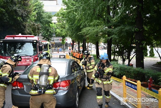 불법주정차 차량 강제처분 훈련