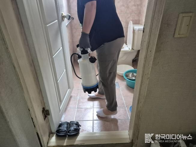 동두천시 불현동, 취약계층 가구 방역 서비스 지원