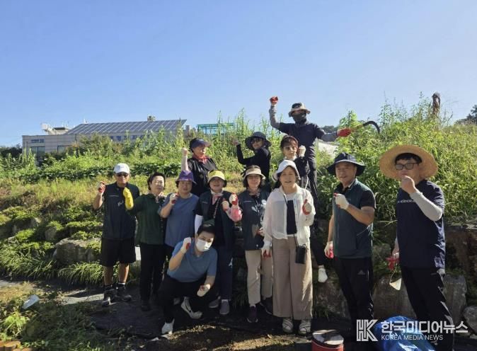 동두천시 보산동 주민자치위원회, 가을맞이 마을 꽃밭 정비