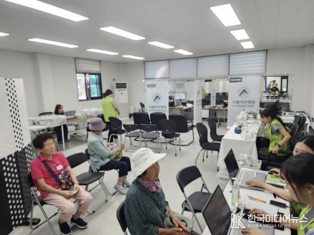 포천시보건소·서울아산병원, 창수면 주민 대상 무료 의료봉사 실시
