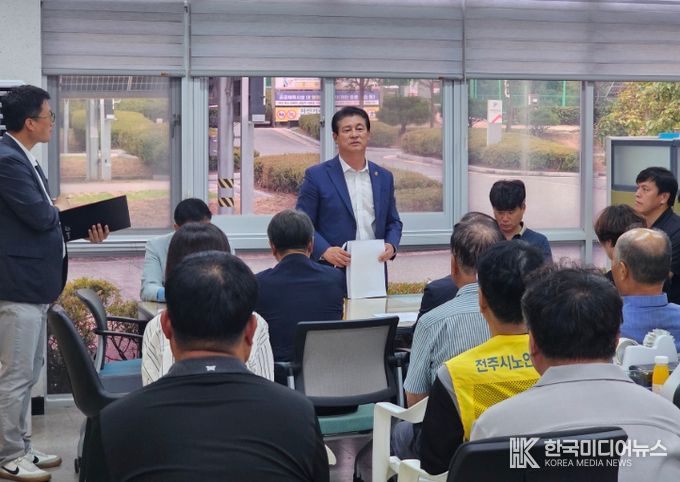 완산체련공원·완산수영장 시설점검 및 수해현장 확인