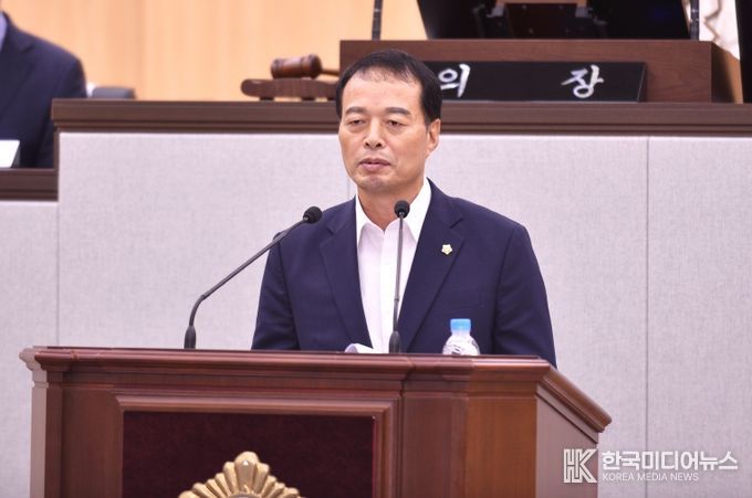 송하진 여수시의회 의원, “정부조직개편 기후환경에너지부 신설에 맞춰 ESS 에너지자립섬 추진해야”