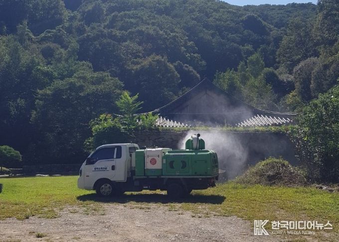 남양주시 동부보건소, 추석 연휴 대비 관내 사찰·공설 묘지 주변 집중 방역 실시