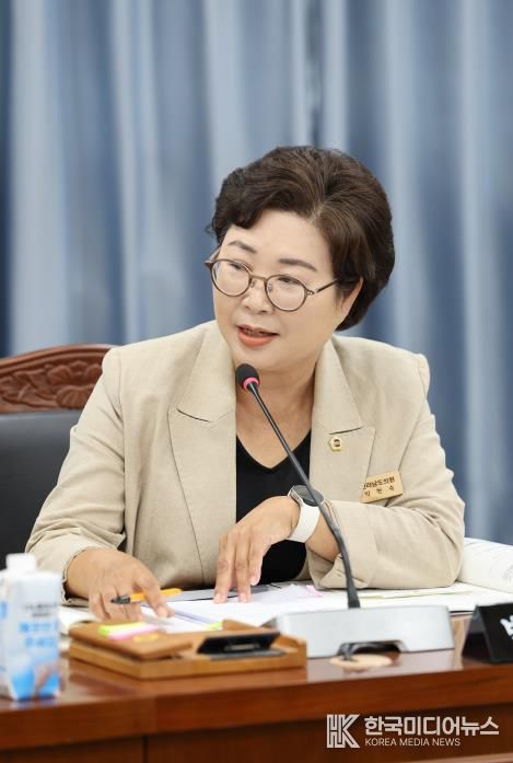 박현숙 전남도의원 유아교육진흥원 자체평가위원회, 성별 균형 보완해야
