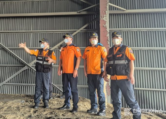 광양 창고화재 현장안전점검