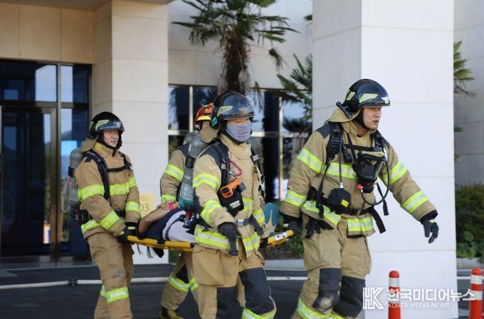 전남소방, 도 긴급구조통제단 불시가동훈련 실시