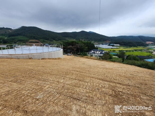 고흥군, 도화면 가화리 일대 상수도 안정화 사업 마무리 (1) - 도화면 가화리 물탱크.