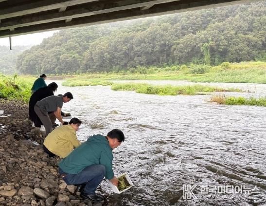 정읍시, 토종 어족자원 회복 위해 다슬기 27만 마리 방류