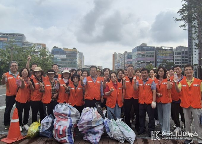 남양주시 다산1동, 통장협의회와 가을맞이 쓰담데이 실시