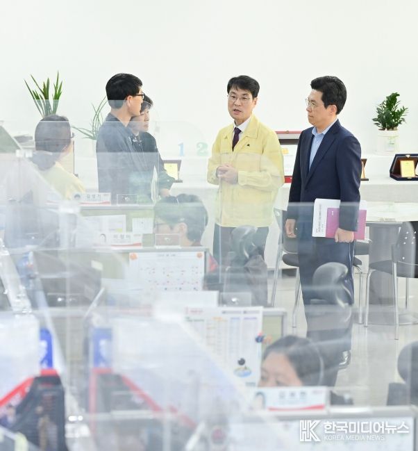 국자원 행정정보시스템 화재 관련 중구 민원실, 대구통합전산센터 현장 점검