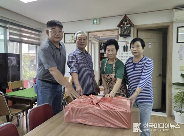 동두천시 생연1동 체육회, 자매결연 방죽경로당 추석맞이 격려 방문