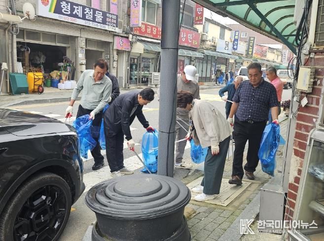 안성시 일죽면 이장단협의회 추석명절 앞두고 환경정화 활동 펼쳐