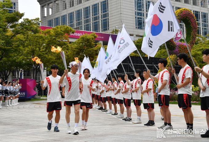 전국 장애인체육대회 성화 합화 및 출발식