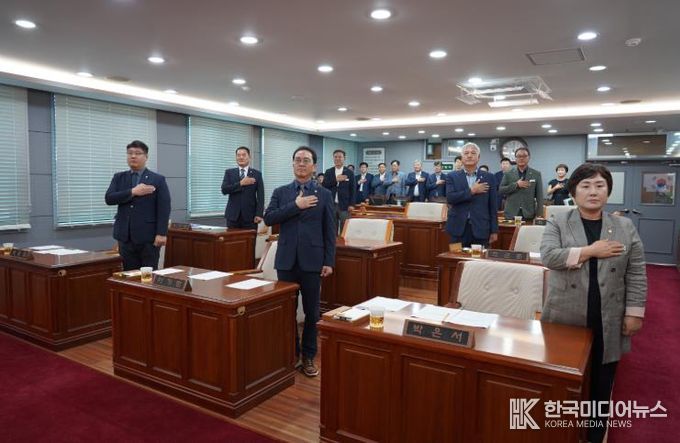 담양군의회, 제340회 임시회 개회