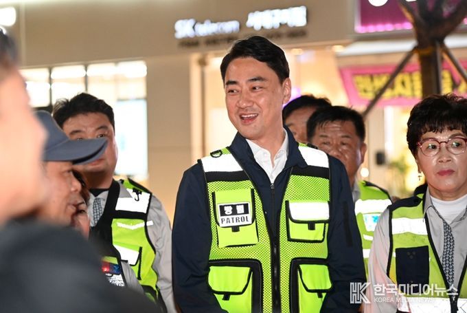 달성군-군 자율방범연합대, 안전취약지 야간 합동 순찰 실시