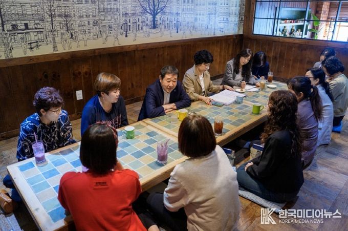 증평군 은가비 어머니회와 차담회
