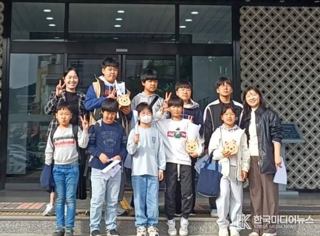 고창군 아산초 학생들, 군청 견학 통해 지방행정 이해 ‘쑥쑥‘