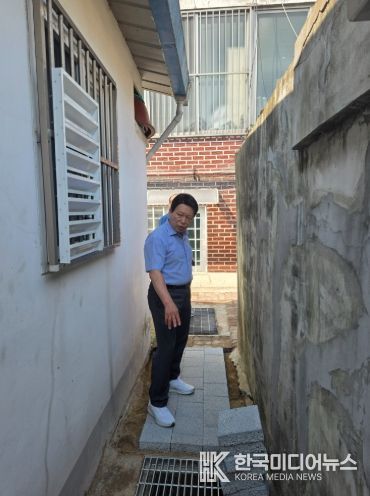 강북구의회 노윤상 의원, 삼양동 하수관로 공사 현장 점검
