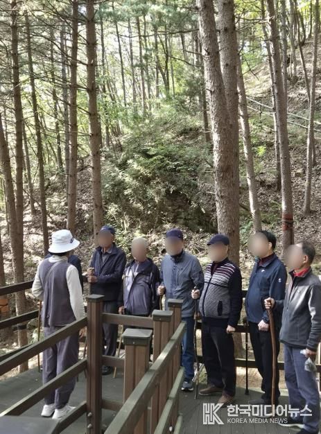 동두천시치매안심센터, 송내2통 치매안심마을 대상 산림치유프로그램 실시