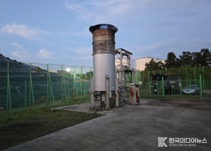 색달매립장 온실가스 발생가스 소각시설