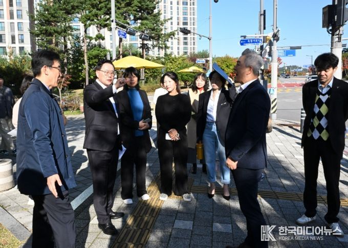 양주시, 연푸른초등학교 안전한 등하교 관련 현장점검·학부모 간담회 실시