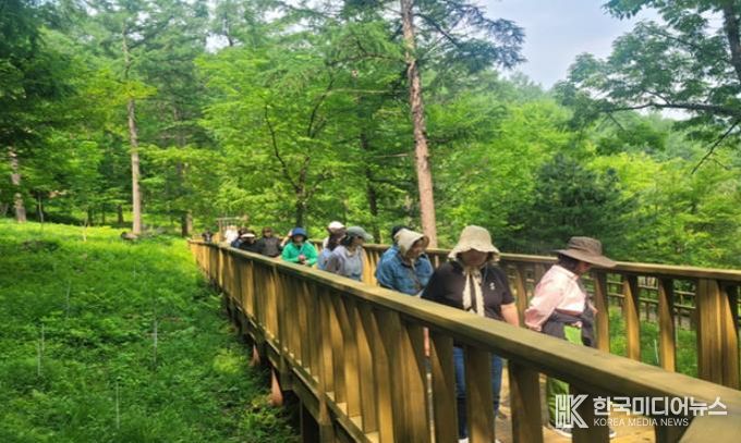 국립횡성숲체원, 장기요양 종사자 산림치유캠프로 ‘돌봄 회복’ 추진