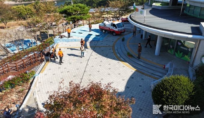 남해힐링숲타운 합동 소방훈련