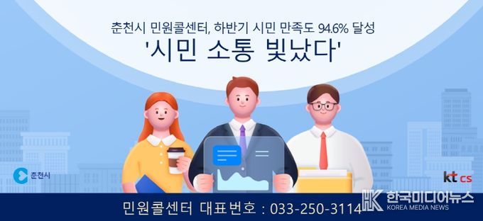 민원콜센터 만족도조사 94.6%