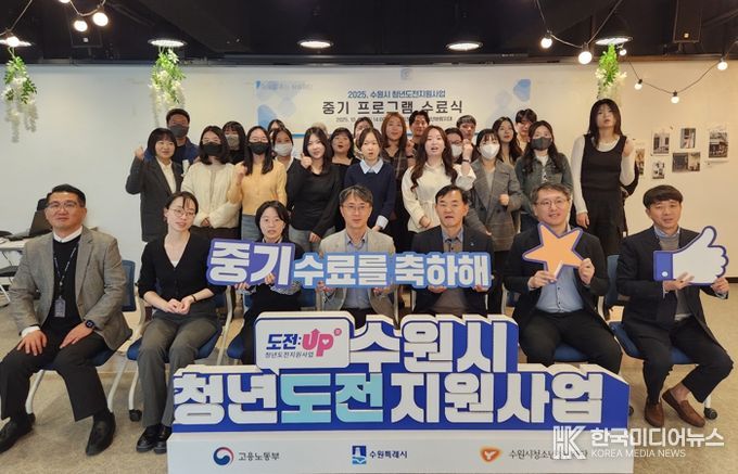 수원시청년지원센터 수원시청소년청년재단, 청년도전지원사업 중기 수료식 개최