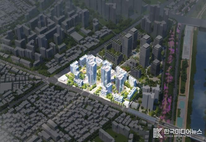 서울시 신속통합기획이 확정된 면목동 174-1일대 조감도