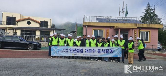 순천시 전업인들, 황전면에서 전기안전 점검 봉사활동