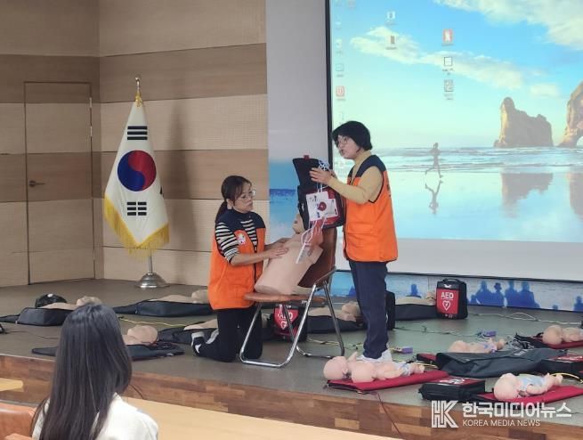 동해시, 행정안전부 주관 어린이 이용시설 종사자 안전교육(CPR) 실시